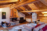 Experience rustic elegance in this stunning chalet-style living space.