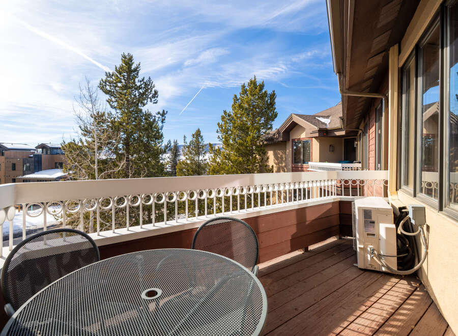 Enjoy breathtaking views from this stunning balcony.
