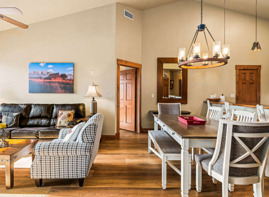 Step into this inviting living space, showcasing a harmonious blend of comfort and style.