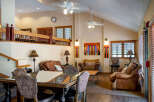 Step into luxury with this stunning property, featuring a spacious living area perfect for entertaining.