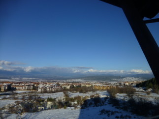 Snow-capped mountain views and a sprawling landscape are visible from this property.