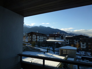 Stunning mountain views from your private balcony.