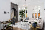 Step into luxury with this stunning living room, featuring a modern design and elegant finishes.
