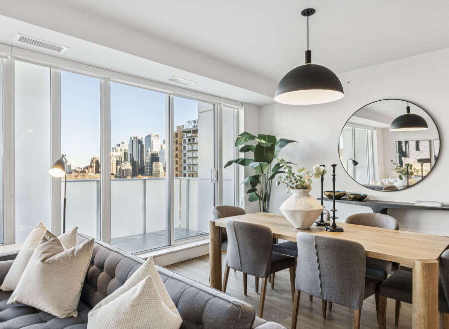 Experience luxury living in this stunning condo with breathtaking city views.