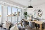 Experience luxury living in this stunning condo with breathtaking city views.