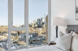 Enjoy stunning city views from this luxurious condo.