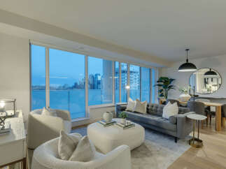 Experience luxury living in this stunning condo with breathtaking city views.