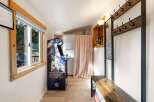 Step into this charming property and discover a unique blend of comfort and entertainment.