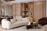 Experience luxury living in this stunning property, featuring a beautifully designed living room.