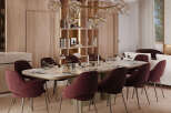 Experience luxury living in this stunning dining room, perfect for hosting elegant gatherings.
