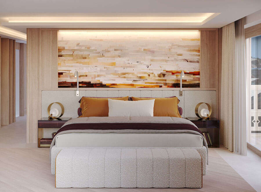 Experience luxury and comfort in this stunning bedroom.