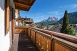 Enjoy breathtaking mountain views from this charming balcony, perfect for your morning coffee or evening relaxation.