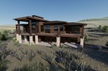 Stunning contemporary mountain home with expansive decks and breathtaking views.