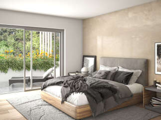 Experience luxury living in this stunning bedroom.