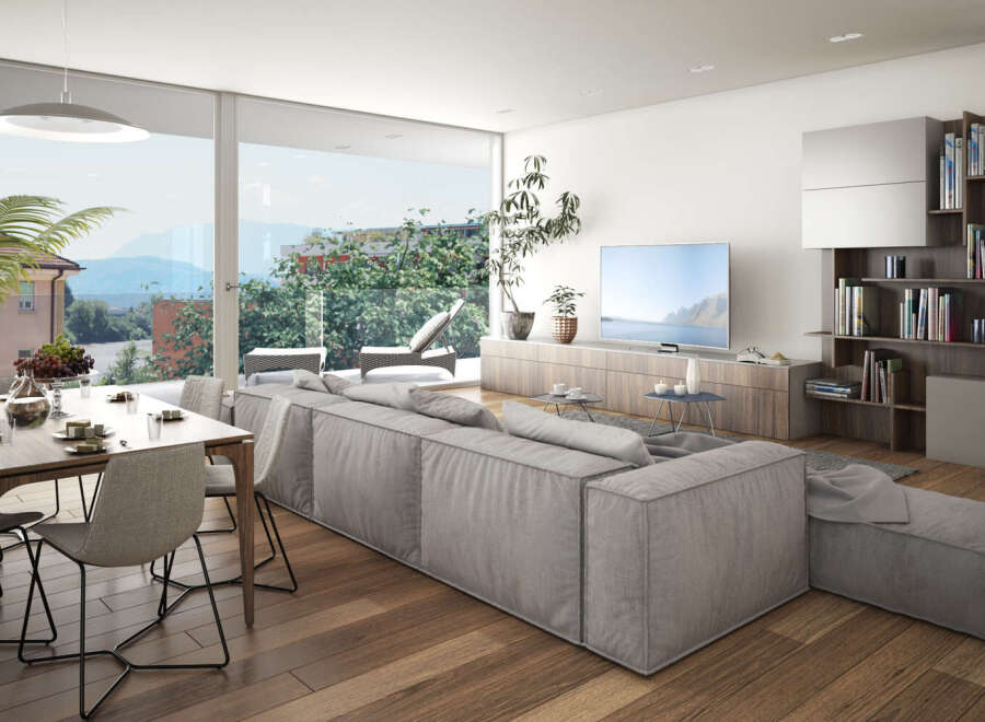 Experience luxury living in this stunning modern apartment.