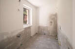 This unfinished bathroom space is ready for your personal touch.