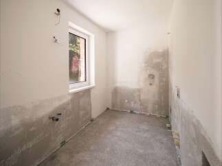 This unfinished bathroom space is ready for your personal touch.