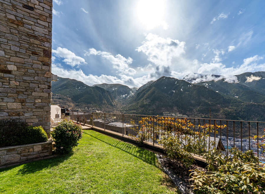 Experience breathtaking mountain views from this stunning property.