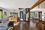 Step into luxury with this stunning property featuring a spiral staircase, hardwood floors, and a gourmet kitchen.