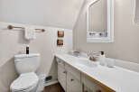 This charming bathroom features a clean and modern design with a bright, airy feel.