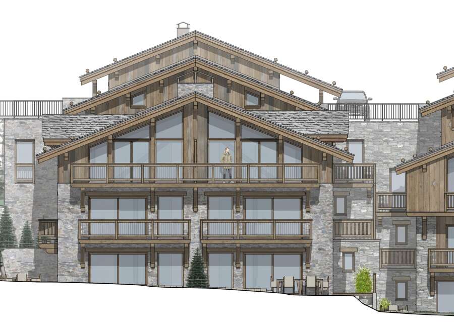 This stunning property showcases a blend of rustic charm and modern design, perfect for a luxurious mountain retreat.