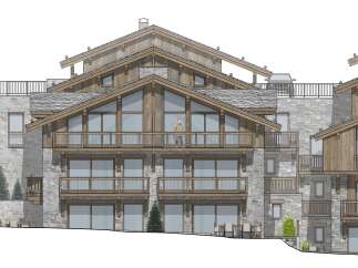 This stunning property showcases a blend of rustic charm and modern design, perfect for a luxurious mountain retreat.