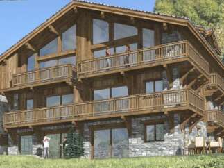 Discover the charm of this stunning wooden chalet, a perfect blend of rustic elegance and modern design.