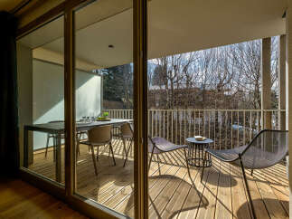 Enjoy the tranquility of this stunning balcony, perfect for relaxing and entertaining.