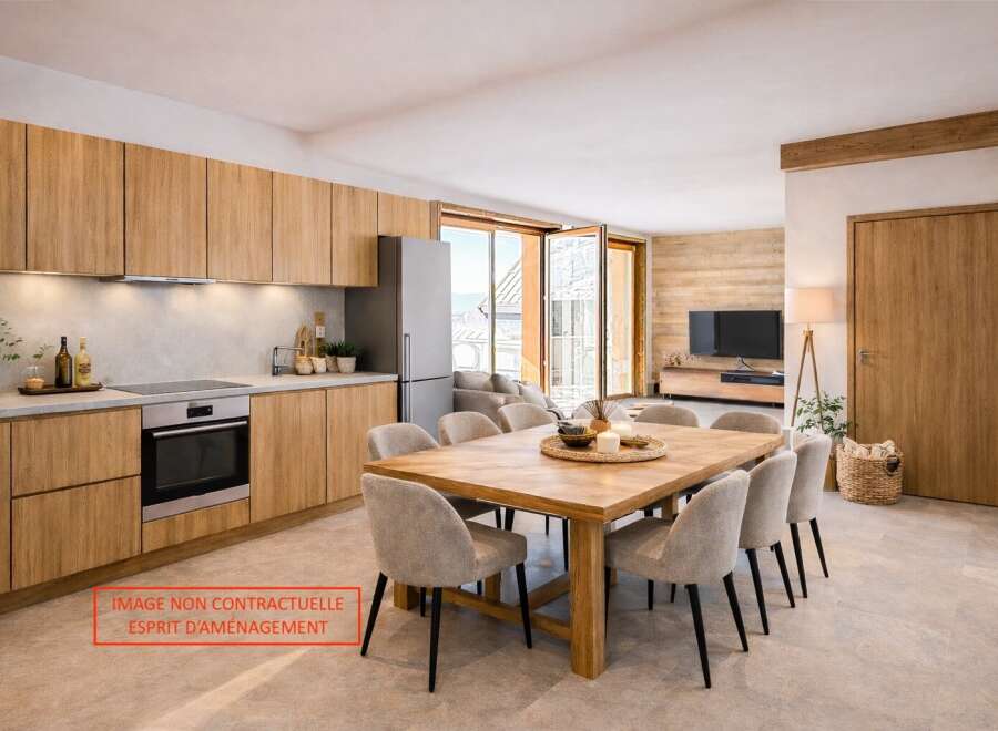 Experience modern living in this stunning property, featuring a beautifully designed kitchen with sleek cabinetry and top-of-the-line appliances.