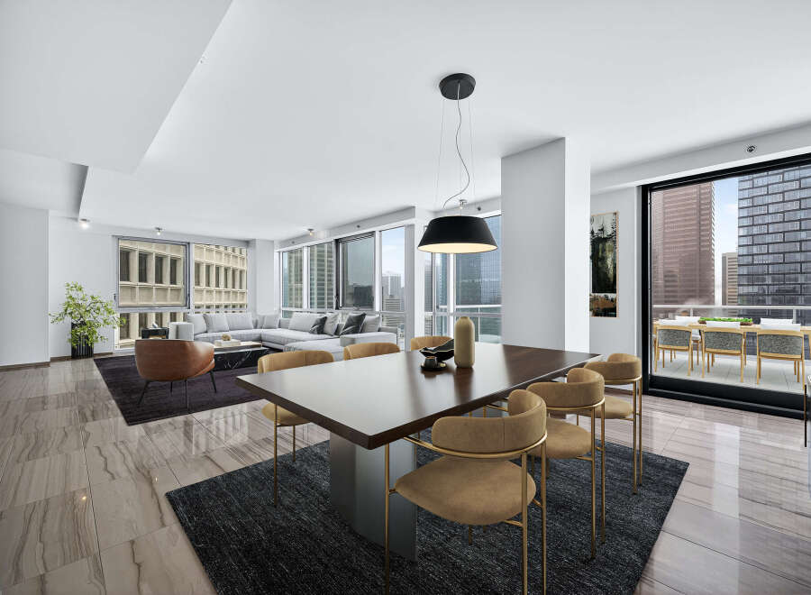 Experience luxury living in this stunning condo with breathtaking city views.
