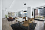 Experience luxury living in this stunning condo with breathtaking city views.