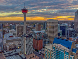 Experience the vibrant city life from this stunning high-rise property.