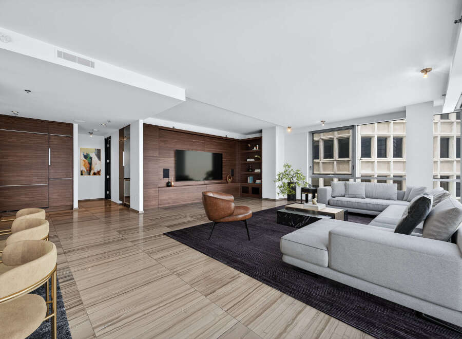 Experience luxury living in this stunning modern apartment.