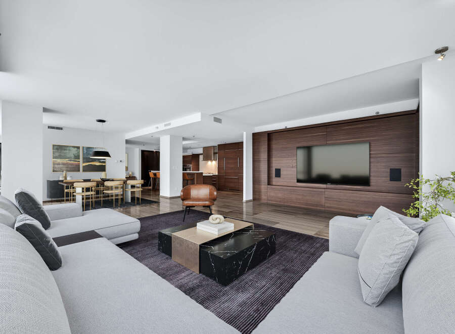 Experience luxury living in this stunning modern apartment.