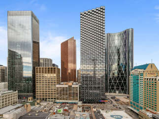 Explore the stunning skyline of Calgary, Alberta, featuring modern architectural marvels.