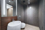 Step into modern luxury with this beautifully designed bathroom.