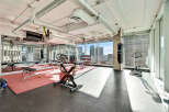 This modern gym offers a bright and airy space for your fitness routine.
