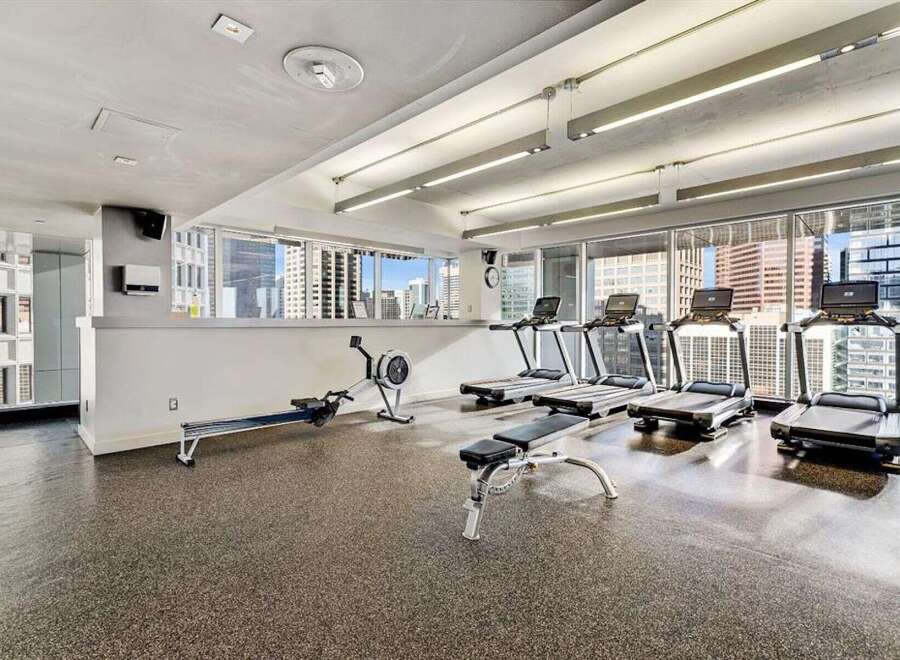 Enjoy a state-of-the-art fitness center with stunning city views.