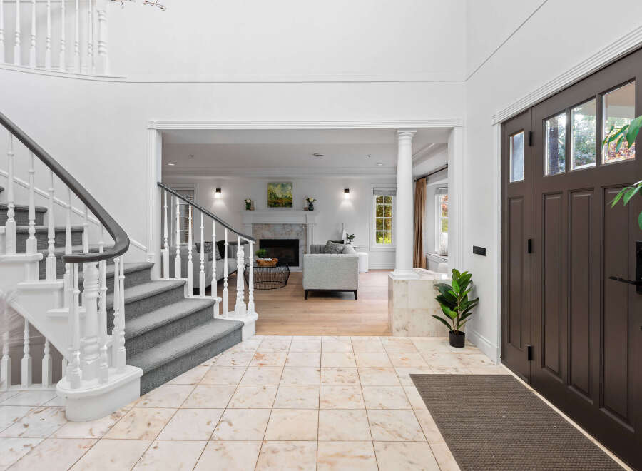 Step into luxury with this stunning entryway.