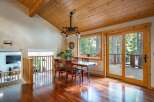 This stunning property boasts a warm and inviting dining area, perfect for hosting gatherings.