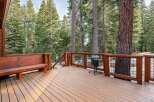 Enjoy the tranquility of nature from this stunning deck, perfect for entertaining or relaxing.