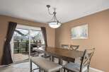 Step into this inviting dining room, perfect for hosting gatherings.