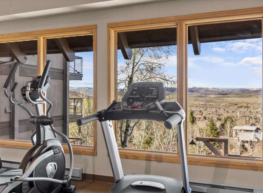 Enjoy breathtaking views from the comfort of your home gym.