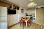Discover this charming property featuring a modern kitchen with sleek cabinetry and appliances.