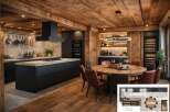 Experience luxury living in this stunning kitchen and dining area.