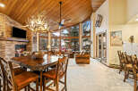 Step into luxury with this stunning property, boasting a warm and inviting interior.