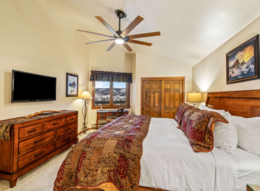 Experience luxury and comfort in this stunning bedroom.