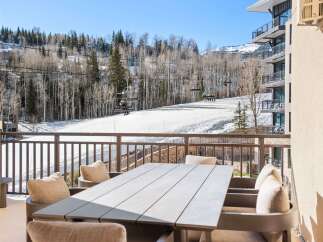 Enjoy breathtaking mountain views from this luxurious property.