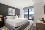 Experience luxury living in this stunning bedroom.
