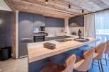 Experience modern luxury in this stunning kitchen.